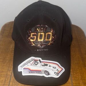 Indy 500 Black Cap with Logo brand new